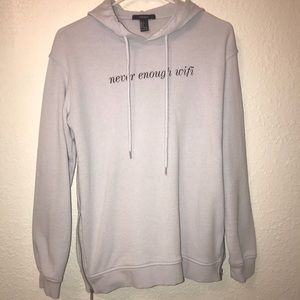 Discontinued Never enough WiFi Periwinkle hoodie